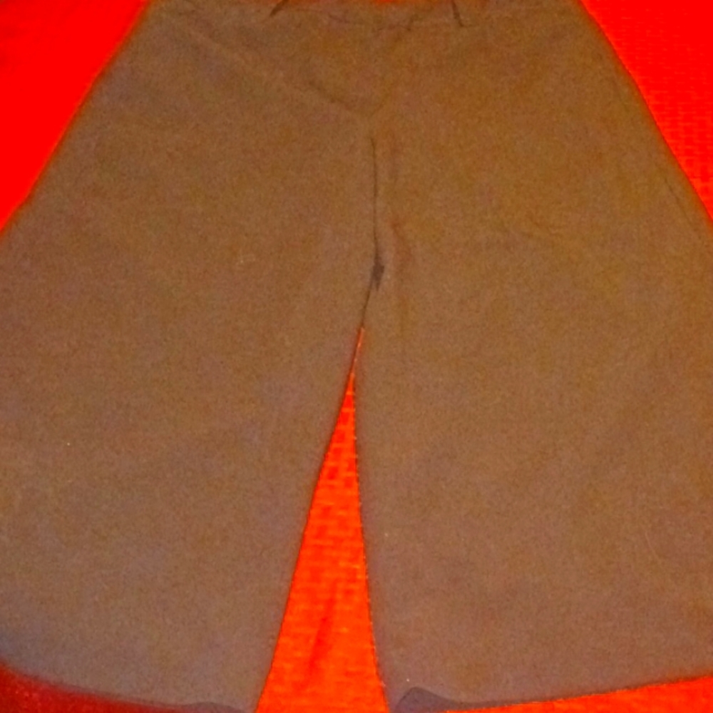 Larry levine black mid shin length pant